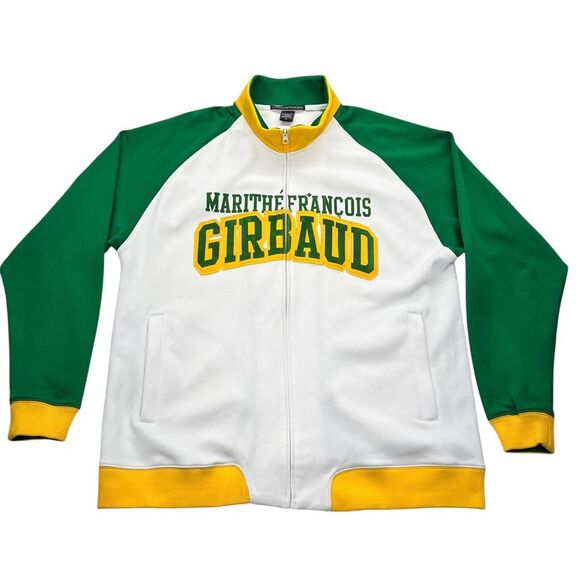 Rare Vintage Marithe‎ Francois Girbaud Jacket Mens XL Green Full Zip Streetwear - Picture 1 of 10